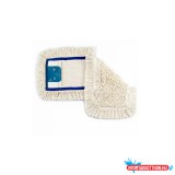 UCTEM PLAS Felmosó mop pamut 40 cm mûanyag füles 2 lyukú és zsebes fehér NZE046WP