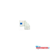 UCTEM PLAS Mophuzat mikroszálas 50 cm 2 lyukú füles és zsebes fehér zöld csíkokkal_MY043WP