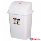 UCTEM PLAS Szemetes kuka billenõ fedéllel mûanyag 16 literes fehér UP117