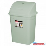 UCTEM PLAS Szemetes kuka billenõ fedéllel mûanyag 4 literes, szürke UP114