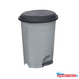 UCTEM PLAS Szemetes kuka pedálos műanyag 12 literes szürke UP126