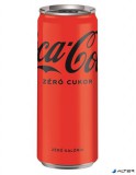 Üdítőital, szénsavas, 0,33 l, dobozos, COCA COLA "Coca Cola Zero"