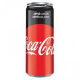 Üdítőital, szénsavas, 0,33 l, dobozos, COCA COLA "Coca Cola Zero" [min: 24db]