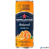 Üdítőital, szénsavas, 0,33 l, SAN PELLEGRINO, narancs