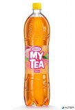 Üdítőital, szénsavmentes, 1,5 l, RAUCH "Mytea", őszibarack