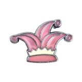 Udvari bolond sapka Charm, névre szóló karkötőhöz- Világos rózsaszín