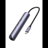 Ugreen 10919 dokkoló állomás és port replikátor Vezetékes USB 3.2 Gen 1 (3.1 Gen 1) Type-C Szürke (UG10919)