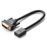 UGREEN 20118 DVI-HDMI adapter 15 cm fekete (20118 ) (UG20118)