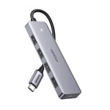 Ugreen 5in1 USB-C hub (4xUSB 3.0, USB-C, 16 cm)