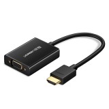 Ugreen adapter kábel HDMI (férfi) - VGA (női) fekete (MM102)