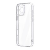 Ugreen Apple iPhone 16 Pro ca107 műanyag telefonvédő (ütésállóság, akril hátlap, kameravédő) átlátszó