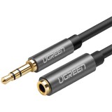 Ugreen audió kábel (3.5mm jack aljzat - 3.5mm jack, 200cm, aux) szürke