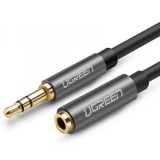UGREEN AUX jack audio hosszabbító kábel 3.5mm 1m fekete-szürke (10592)