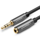 Ugreen aux jack audio hosszabbító kábel 3.5mm 1m fekete-szürke (10592) ug10592