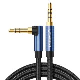 UGREEN AUX mini jack kábel, 3.5mm, 1m, fekete (60179) (UG60179) - Audió kábel