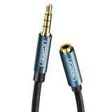 UGREEN AV118 AUX jack audio hosszabbító kábel 1m fekete-kék (40673) (UG40673)
