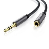 UGREEN AV118 AUX jack audio hosszabbító kábel, 3.5mm, 5m, fekete (10538) (UG10538) - Audió kábel