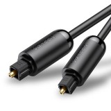 UGREEN AV122 Toslink audio optikai kábel fonott alumínium 1m fekete (70890) (UG70890)