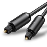 UGREEN AV122 Toslink audio optikai kábel, fonott alumínium, 3m, fekete (70893) (UG70893) - Audió kábel