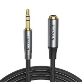 UGREEN AV190 AUX jack audio hosszabbító kábel, 3.5mm, 3m, fekete (50242) (UG50242) - Audió kábel