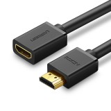 Ugreen cable HDMI (male) - HDMI (female) 2.0 4K 1m black (HD107)