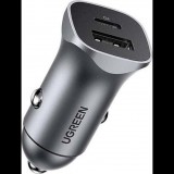 Ugreen CD130 Autós USB-A + USB-C töltő (22.5W) (UGR1206GRY)