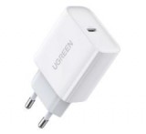 Ugreen CD137 hálózati töltő Type-C aljzat (20W, PD gyorstöltő 4.0) FEHÉR