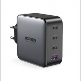 UGREEN CD226 adapter, USB QC3.0, 3x USB-C, 100W, PD (fekete (40747) (UG40747) - Töltők