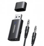 UGREEN CM253 MINI BLUETOOTH 5.0 Sztereó távadó és vevő vezeték nélküli 3,5 mm-es Aux Jack adapter