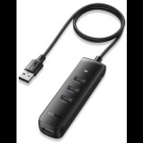 UGREEN CM416 4 az 1-ben USB x4, USB adapter 1m fekete (80657B) (80657B)
