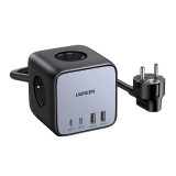 Ugreen DigiNest Pro 1 AC kimenet(ek) C típus 1,8 M 4 3680 W Fekete (ugreen60113)