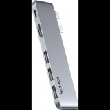 Ugreen Dual USB-C To HDMI+3xUSB 3.0 A+Type C Female Converter (60559)