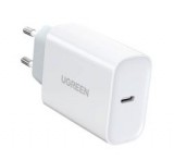 Ugreen hálózati töltő Type-C aljzat (30W, PD gyorstöltő 4.0) FEHÉR