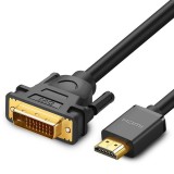 UGREEN HD106 HDMI - DVI kábel 2m fekete (10135) (UG10135) - HDMI