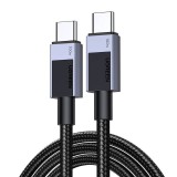 Ugreen L512 USB-C apa - USB-C apa Adat és gyorstöltő kábel 2m - Szürke (45065)