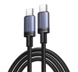 UGREEN L528 adatkábel (Type-C - Type-C, 240W, PD gyorstöltő 3.0, 200cm) SÖTÉTSZÜRKE