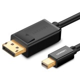 UGREEN Mini DisplayPort - DisplayPort kábel 4K 1.5m fekete (10477) (ugreen10477) - DisplayPort
