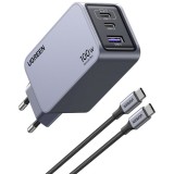 UGREEN Nexode Pro 100W GaN Charger with USB-C Cable Grey 25874