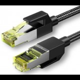 UGREEN NW150 RJ45 fonott hálózati kábel Cat.7 F/FTP 0.5m fekete (80420) (UG80420)