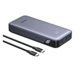 Ugreen PB532 vésztöltő 2 USB+Type-C aljzat (20000mAh, 30W, PD gyorstöltő, LED kijelző + Type-C kábel