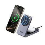 UGREEN Qi2 15W MagFlow 2-in-1 Wireless Charger Grey 45023