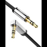 UGREEN szögletes mini jack kábel 3,5 mm AUX lapos 3 m (fekete (10728) (UG10728) - Audió kábel