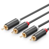 UGREEN sztereó audio 2 RCA - 2 RCA kábel 5m (10520)