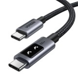 UGREEN Uno L509 100W 2m USB-C fekete adat- és töltőkábel (35512)
