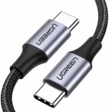 UGREEN US261 USB-C– USB-C, 60W, 2m, fekete (50152 ) (UG50152) - Adatkábel