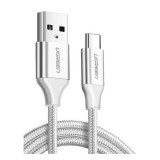 Ugreen US288 Type-C / USB gyorstöltő- és adatkábel, 2m, fehér