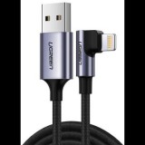 UGREEN US299 USB-A - Lightning kábel 1m fekete-szürke (60521) (ugreen60521)