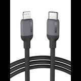 UGREEN US387 USB-C- Lightning kábel, 1m, fekete (20304) (UG20304) - Adatkábel