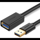 UGREEN USB 3.0 hosszabító kábel 0,5 m fekete (30125) (UG030125) - USB hosszabbító