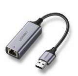 Ugreen USB 3.2 Gen 1 1000 Mbps Gigabit Ethernet külső hálózati adapter szürke  (50922)